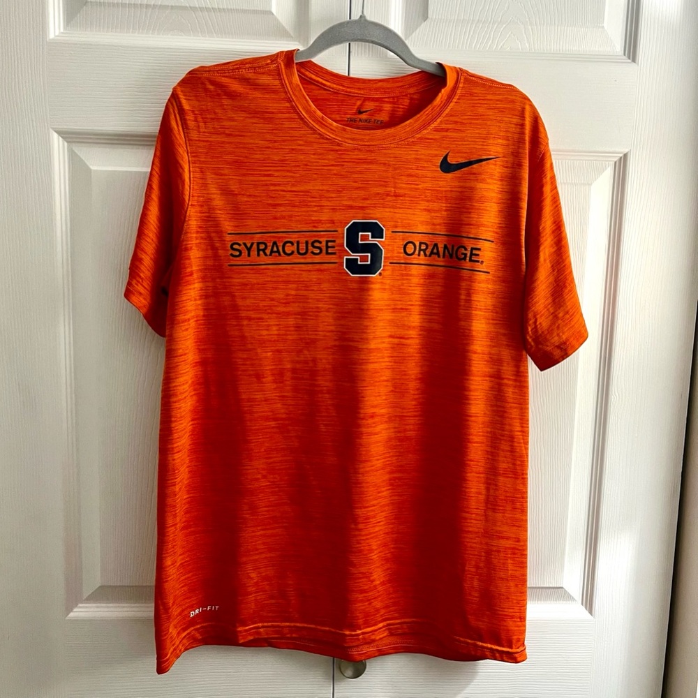 Syracuse Short Sleeve Tee Shirt, Nike Dri-Fit, Size L